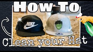 How to Clean ANY Hat without Ruining it!! Super EASY Steps!