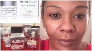 GLYCOLIC ACID PEEL | Loreal Revitalift Bright Reveal Skincare Line | Review/Demo