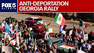 Hundreds of deportation protesters block Georgia roadway | FOX 5 News