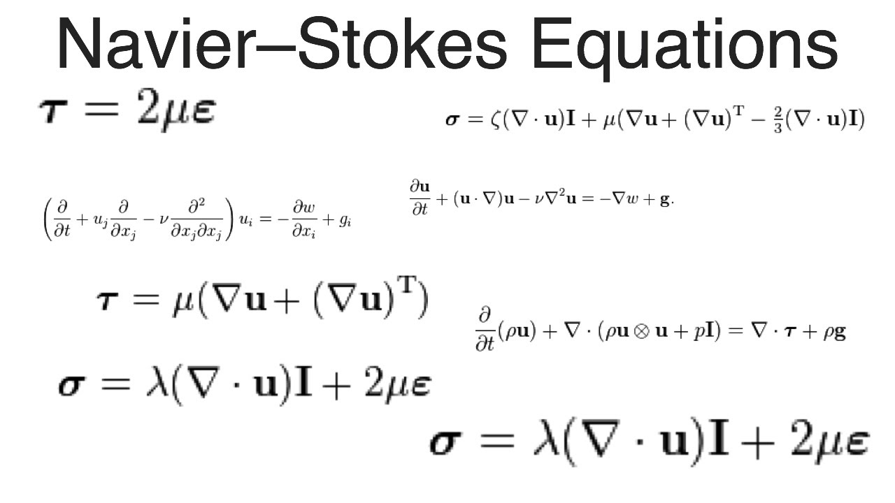 Navier Stokes Equation Tessshebaylo