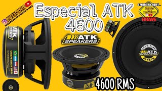 ESPECIAL ALTO FALANTE ATK SPEAKERS 4600/SENTE A PEDRADA SOM AUTOMOTIVO