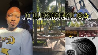 Collective Vlog✰ || Jamaica Day, Grwm, Shopping, tried Alicia Keys Cornrow + mor