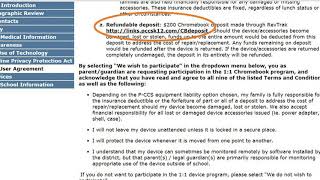 PCCS Online Technology Forms Tutorial - 2019-2020 Parent Portal V2