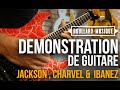 Démonstration de guitares Jackson, Charvel & Ibanez - Boullard Musique