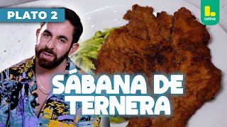 Sábana de ternera con tallarines verdes | El Gran Chef Famosos