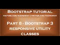 Bootstrap 3 responsive utility classes