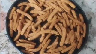 Crispy rawa suji fries