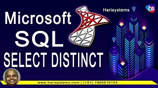 SELECT distinct statement in SQL Server | SQL Online Course | Sekharmetla | Harisystems