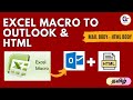 Excel macro to set outlook mail body & HtmlBody  | #gokultech