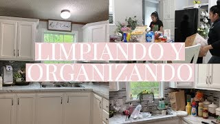 LIMPIANDO LA COCINA Y ORGANZIANDO LA COMIDA DE LA SEMANA