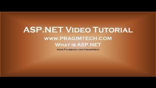 What is ASP.NET Part 1