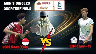 Men's Singles :LOH Kean Yew vs LIN Chun Yi|Quarterfinal-Badminton Asia Mixed Team Championships 2025