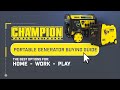 Portable Generators - Ultimate Buying Guide - Champion Power Equipment