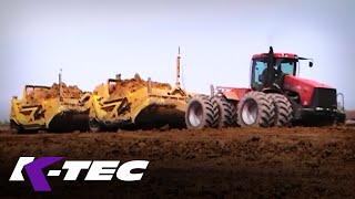 K-Tec 1233 Trains with Case STX Tractor