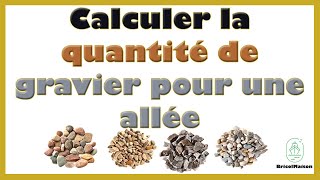 Comment calculer la quantité de gravier pour une allée