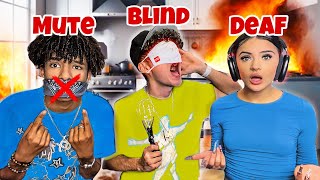 DEAF. BLIND. MUTE CHALLENGE (house caught on fire)