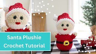 Crochet Santa Claus Amigurumi Plushie Video Tutorial