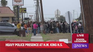 Law enforcement investigating reports of a gun at H.M. King in Kingsville