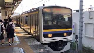 209系2100番台マリC602編成蘇我発車