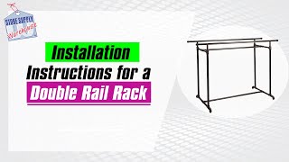 Clothing Racks -  How To Install The Pipeline Double Rail Rack Display