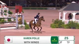 Karen Polle and With Wings Rolex $500k 5* Grand Prix