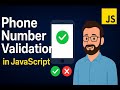 JavaScript Phone Number Validation | Simple Form Validation Tutorial ✅ (Best balance of SEO clarity)