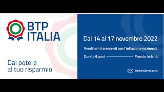 Podcast 2022-76– Nuova emissione BTP Italia a chi conviene ?