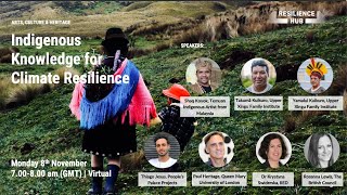 Indigenous Knowledge for Climate Resilience