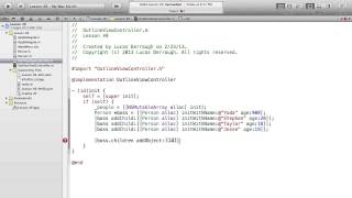Cocoa Programming L49 - NSOutlineView Intro
