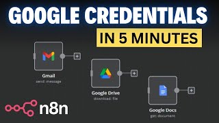 Set up Google Credentials in n8n in 5 minutes (2025)