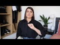 my autumn capsule wardrobe haul u0026 try on the anna edit