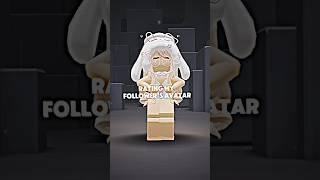 Rating some of my followers avatar #roblox #fyp #rating