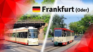 Trams in Frankfurt (Oder), Germany: Lots of KT4Ds with accelerator control! | 2023