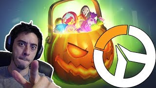 FINALMENTE CAIXAS DE HALLOWEEN! - Overwatch Abrindo Caixas!