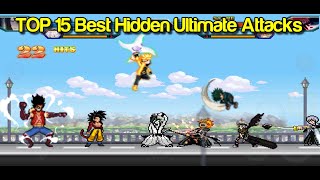 Top 15 Best Hidden Ultimate Attacks - Bleach VS Naruto MUGEN