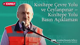 #Canlı | Kızıltepe Çevre Yolu ve Ceylanpınar – Kızıltepe Yolu  Basın Açıklaması | Mardin