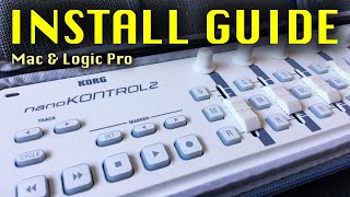 How to set up Korg NanoKONTROL 2 MIDI controller on Mac & Logic Pro