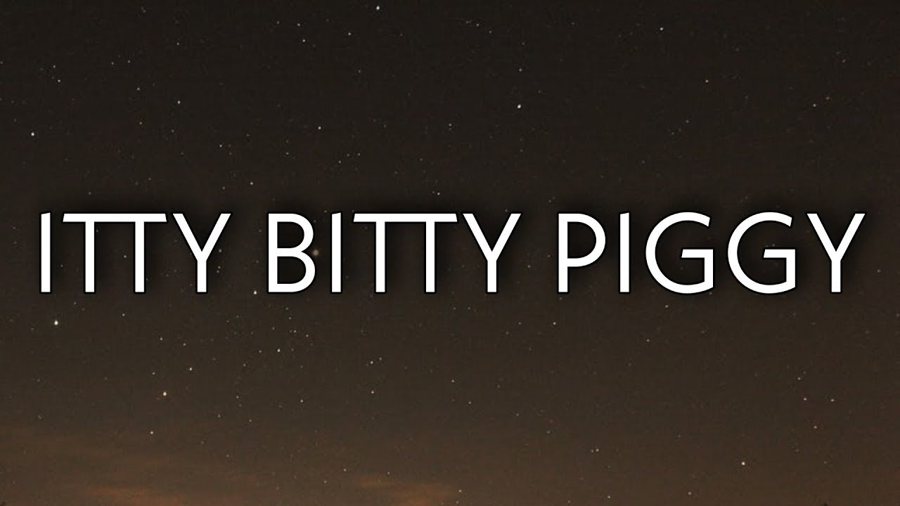 Nicki Minaj - Itty Bitty Piggy (Lyrics) - YouTube