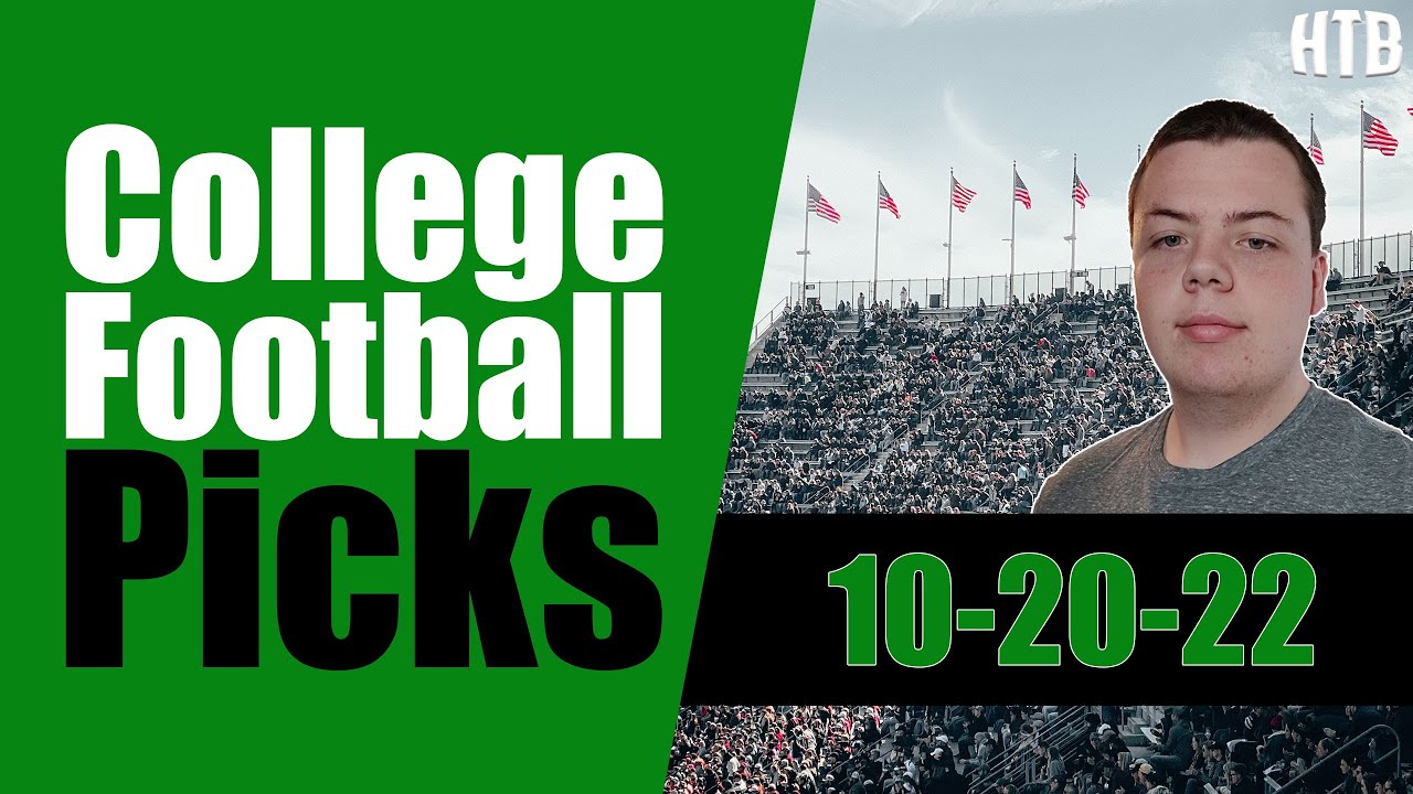 College Football Picks 10/20/22 - Week 8 Predictions - Hot Tip Bets ...