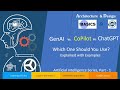 Artificial Intelligence - GenAI vs GitHub Copilot vs ChatGPT