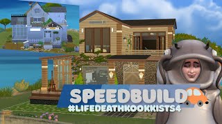 รีโนเวทบ้านชิงแพคใหม่ !! #lifedeathkookkists4 | Speed Build | The Sims 4 | No CC