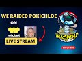 We Raided Streamer Pokichloe!  Pokemon Raid Live Stream Reaction