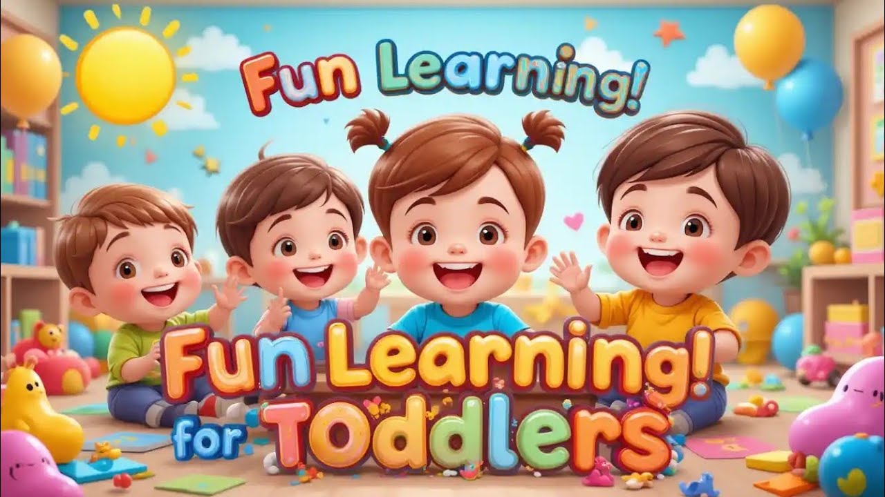 Fun Learning For Toddlers Educational Video For Kids Youtube