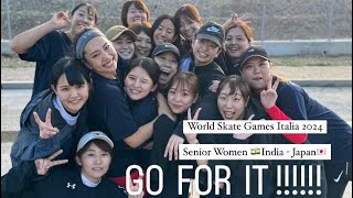 World Skate Games Italia 2024 Senior Women Japan - Belgium