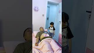 Dad Didn't Cover Up, My Daughter Did The Heart-Warming Thing. #funny #cute #fatherlove #comedy #baby