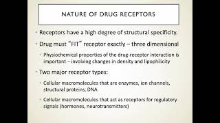 W1 DU Pharmacodynamics Part 1 of 4