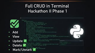 Hackathon II Phase 1 | Python CLI Todo App with Reusable Intelligence