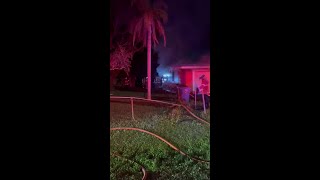 7 people, 3 dogs displaced after house fire in Fort Myers (CREDIT: Fort Myers Fire Department)