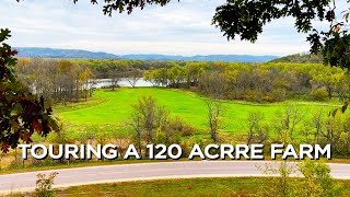 Touring a 120 Acre Property in Pepin County Wisconsin