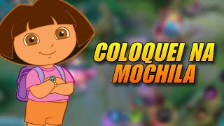 COLOQUEI OS RANDONS NA MOCHILA | Mobile Legends